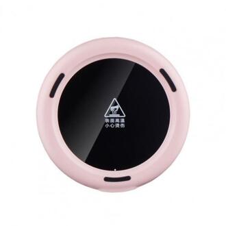 Verwarming Cup Mat Usb Constante Temperatuur Verwarming 55 Graden Celsius Draagbare Water Melk Koffie Mok Heater Warmer Voor Home Office Roze
