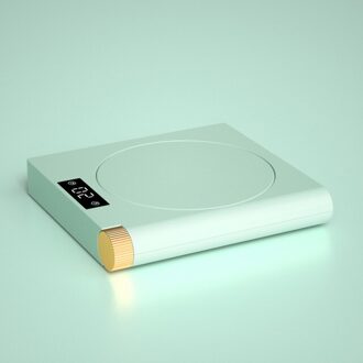 Verwarming Onderzetters Koffie Mok Cup Warmer Melk Thee Water Verwarming Pad Met 5 Niveaus Passen Constante Temperaturen Isolatie Heater groen