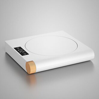 Verwarming Onderzetters Koffie Mok Cup Warmer Melk Thee Water Verwarming Pad Met 5 Niveaus Passen Constante Temperaturen Isolatie Heater wit