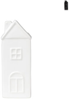 Verwarmingsbakje huisje - wit of zwart - 7.5X3.4X19.2 cm
