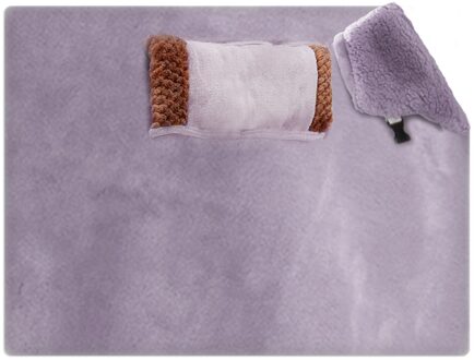 Verwarmingselement Veiliger Deken Warm Met Verwarmde Pocket Zone Verwarmde Deken Elektrische Verwarming Deken Tapijten Verwarmde Mat Voor Thuis paars