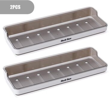 Verwijderbare Badkamer Plank Opbergrek Voor Zeep Shampoo Opslag Afvoer Badkamer Decoratie Accessoires Huishoudster Op Muur 2stk