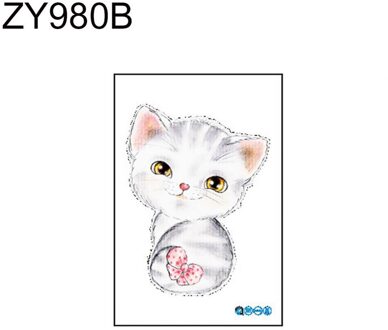 Verwijderbare Leuke Katten 3D Muursticker Badkamer Wc Deksel Sticker Waterdicht Toilet Decal Decor Dieren Wc Stickers ZY980B