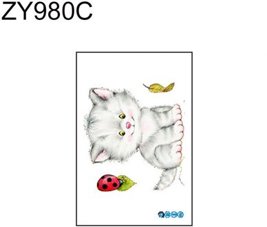 Verwijderbare Leuke Katten 3D Muursticker Badkamer Wc Deksel Sticker Waterdicht Toilet Decal Decor Dieren Wc Stickers ZY980C