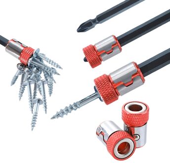 Verwijderbare Magneet Schroevendraaier Driver Hex Elektrische Bit Sterke 6.35Mm Magnetiseur Voor Bevestiging En Installeren Schroeven Levert