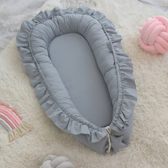 Verwijderbare Pasgeboren Slapen Nest Baby Beddengoed Set Zachte Kinderbox Cot Co-Sleeper Wieg Wieg Zuigeling Wieg Matras Kussen Blauw