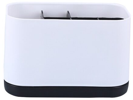 Verwijderbare Tandenborstel Aftappen Rack Elektrische Tandenborstelhouder Case Scheren Make Brush Organizer Stand Badkamer Opbergdoos zwart