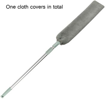 Verwijderbare Telescopische Dust Cleaning Brush Nachtkastje Stof Borstel Lange Steel Mop Sweep Artefact Huishouden Bed Bodem Schoon Borstel met 1 Cloth