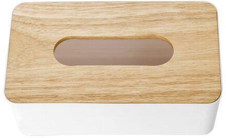 Verwijderbare Tissue Dozen Servet Houder Houten Cover Papieren Zakdoeken Auto Thuis Eettafel Keuken Opslag Organisatie Items
