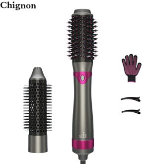 Verwisselbare Multifunctionele Föhn En Curling Blower Voor Air Brush Rechttrekken Machine Curling Styling Föhn ons aansluiten