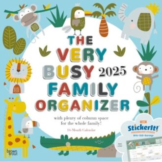 Very Busy Family Organizer 2025 Square W