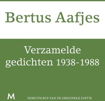 Verzamelde gedichten 1938-1988 - Boek Bertus Aafjes (9029089733)