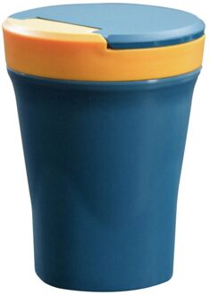 Verzegelde Soep Container Soep Cup Draagbare Microwaveable Soep Houder 450Ml Voor Thuis blauw