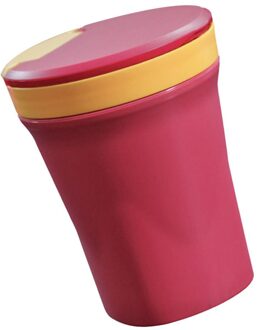 Verzegelde Soep Container Soep Cup Draagbare Microwaveable Soep Houder 450Ml Voor Thuis rood