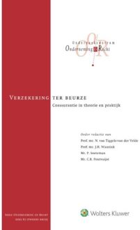 Verzekering ter beurze - Boek Wolters Kluwer Nederland B.V. (9013143415)