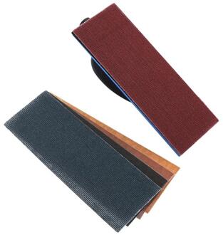 Verzenden Pads 1 Pc Schuurblok Hand Stofafzuiging Schuren Slijpen Stof Gratis Slijptol Met Mesh Schuurpapier Blok as tonen