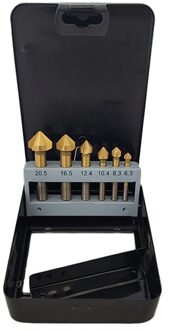 Verzinkboren set 6-delig WT3066