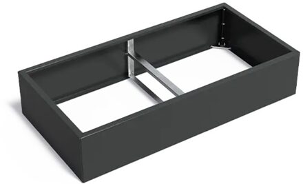 Verzinkt staal plantenbak CARREZ Connect 200x100x60cm.