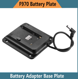 VESA 75mm Batterij Adapter Bodemplaat voor Lilliput 4 K HDMI Monitor Compatibel voor Sony NP-F970 F550 F770 F970 f960 F750 Batterij