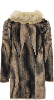 Vest Dames beige/ zwart - maat M