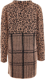 Vest Dames Donker roze zwart - maat M Stoffig Roze