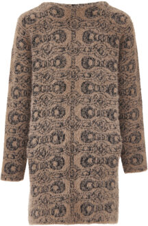 Vest Dames Donker roze zwart - maat Stoffig Roze