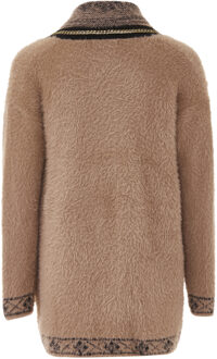 Vest Dames donkerroze Stoffig Roze