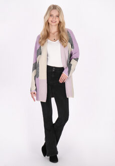 Vest Dames Lavendel crème Lila