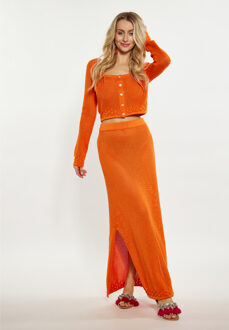 Vest Dames oranje - maat