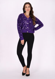 Vest Dames pruim Paars - M/L