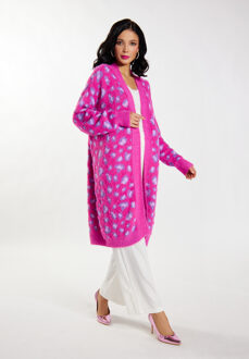 Vest Dames Roze Veelkleurig - maat