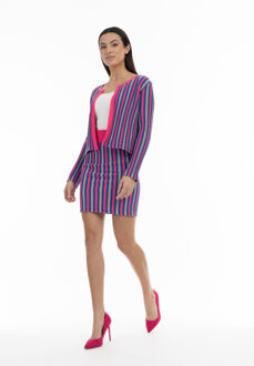 Vest Dames Roze Veelkleurig