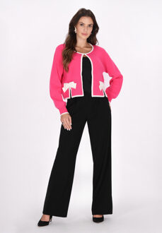 Vest Dames roze wit - M/L