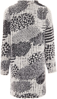 Vest Dames wol wit zwart - maat Zwart en Gebroken Wit