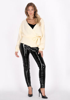 Vest Dames wolwit Gebroken wit - M/L