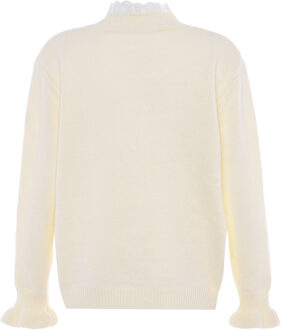 Vest Dames wolwit Gebroken wit - M/L