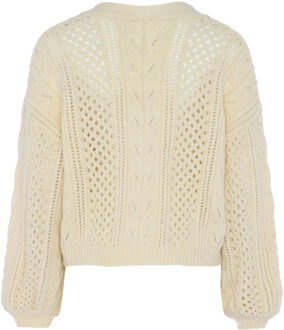 Vest Dames wolwit Gebroken wit - M/L