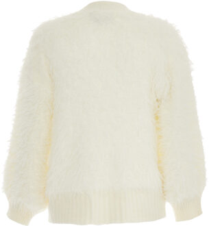 Vest Dames wolwit Gebroken wit - M