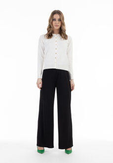 Vest Dames wolwit - maat Gebroken wit