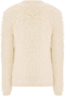 Vest Dames wolwit - maat M Gebroken wit