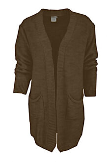 Vest louis taupe - maat L / XL Bruin