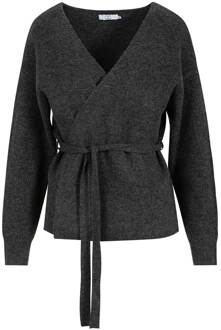 Vest met ceintuur Emma  grijs - XS,S,M,L,XL,