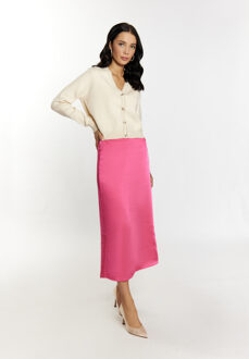 Vest met parels Dames wolwit Gebroken wit - XL/2XL