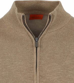 Vest Slub Yarn Beige - XL