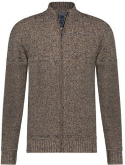 Vest Structure Knit Mustard  3XL Multicolor, Geel