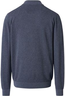 Vest Zip Structure Donkerblauw - 3XL,4XL,5XL,L,XL,XXL