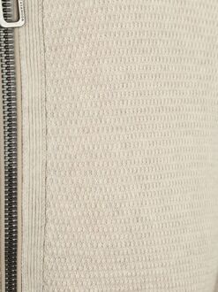 Vest Zip Structure Ecru Beige - 3XL,4XL,5XL,L,XL,XXL