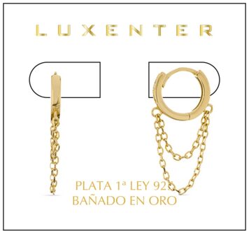 Vesya oorbellen in 18K geelgouden afwerking