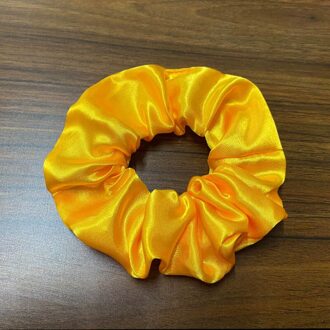 Vet Darm Tie Haar Touw Hoofdtooi Elastische Haarbanden Led Lichtgevende Grote Darm Haar Tie Drie Versnellingen Glanzend Satijn Doek HRQ-geel