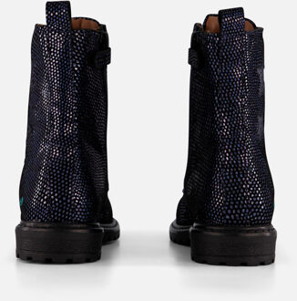 Veterboots paars Leer - 28,29,30,31,33